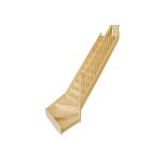 Levigne escalier quart tournant bas en sapin