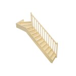 Levigne escalier quart tournant haut 80 cm
