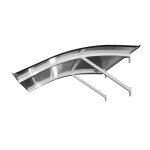 Levigne marquise pour porte d'entr�e atlanta en polycarbonate