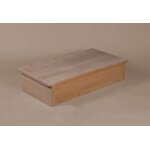 Levigne socle r�hausseur sapin pour escaliers