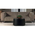 Lifestyle canap� � ressorts en bois et tissu ? venezia