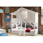 Lit superpos� en bois mathy by bols cabane 90 x 190 cm (pls coloris)