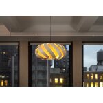 Macmaster lampe suspension design en bois clipse 48x22cm
