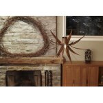 Macmaster lampe suspension design en bois iris 75x45cm