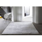 Massimo tapis en fibres de bambou bamboo light grey (4 tailles)