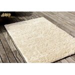 Massimo tapis en laine de nouvelle - zlande rya crme (2 tailles)