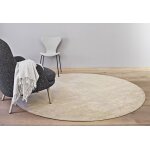Massimo tapis rond en laine et fibres de bambou space surface (2 tailles)