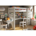 Mathy by bols lit mezzanine pour enfants en bois ? 90 x 200 cm