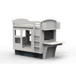 Mathy by bols lit superpos enfant train en bois ? wagon