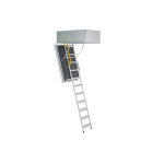 Minka escalier escamotable en m�tal blanc jusqu?� 275 cm - arctic fire