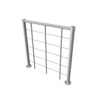 Minka garde - corps d?tage acier galvanis pour escalier spino zink smart ? 1 m