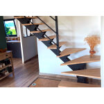 Ml fusion limon central pour escalier quart tournant sur mesure ? stael