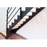 Ml fusion limons pour escalier en m�tal quart tournant sur mesure ? katz 700