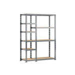 Modulo storage rayonnage 2 tagres mtalliques 150 cm - systme extension
