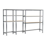 Modulo storage rayonnage 3 tagres mtalliques 290 cm - systme extension