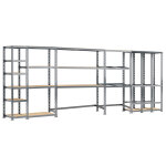 Modulo storage rayonnage 5 tagres mtalliques 505 cm - systme extension