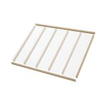 Mottez cadre de verri�re d?atelier en bois brut ? 148, 4 x 107, 2 cm