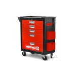 Movitools servante d?atelier sur roues avec 5 tiroirs en acier renforc�