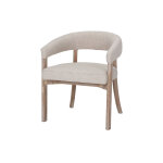 Mwlab chaise de salle � manger en bois massif et tissu ? 62 x 56 x 73 cm