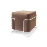 My modern home pouf en velours marron modulo ? 45 cm