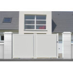 Packit portail coulissant aluminium 3m50 motoris - plein