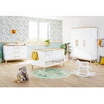Pinolino chambre bb complte en bois : lit volutif, commode  langer, armoire ? light