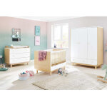 Pinolino chambre bb complte lit volutif + armoire + commode - round
