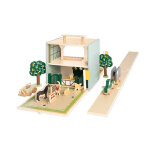 Pinolino ensemble de jouets en bois centre questre ? reiterhof lise