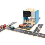 Pinolino ensemble de jouets en bois commissariat de police - gordon