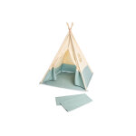 Pinolino tipi pour enfant en bois et tissu yuma - 120 x 120 x 155 cm