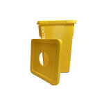 Plast'up poubelle tri slectif en polythylne 120 l - carton