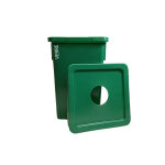 Plast'up poubelle tri slectif en polythylne 120 l ? verre