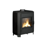 Pole  bois en fonte double combustion carolo 8 kw - invicta