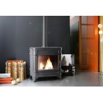 Pole  bois en fonte double combustion siam 12 kw - invicta