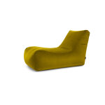 Pusku pusku pouf g�ant en velours et billes de polystyr�ne ? lounge