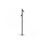 Rendl lampadaire led en mtal 2 rflecteurs orientables fado noir