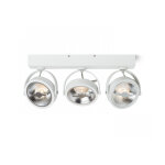 Rendl spot led 3 rflecteurs orientables en mtal kelly iii (pls coloris)