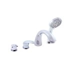 Robinetterie rav mlangeur baignoire avec cascade en chrome danube d469. p