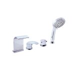 Robinetterie rav mitigeur baignoire avec cascade en chrome danube d467. p