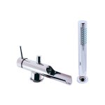 Robinetterie rav mitigeur baignoire cascade en chrome seina avec douchette se977. 5