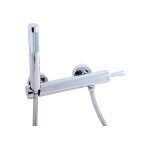 Robinetterie rav mitigeur douche joystick et douchette en chrome seina se780. 5 / 1