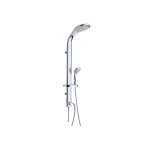 Robinetterie rav set de douche en chrome mat avec tte de douche 30x20cm et douchette