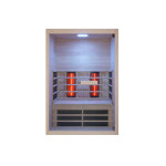 Sentiotec sauna infrarouge en bois d?pica 2 places - venus vital