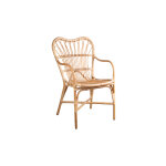 Sika design chaise de salle  manger en rotin margret - 56 x 64 x 90 cm