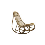 Sika design rocking chair en rotin durable - nanny