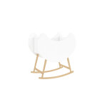 Songes et rigolades berceau à bascule bébé en bois lune ? 100 x 99, 5 cm Songes et rigolades berceau à bascule bébé en bois lune ? 100 x 99, 5 cm