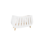 Songes et rigolades lit pour enfant style scandinave en bois 60 x 120 cm ? trap�ze