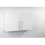 Stengel armoire suspendue en mtal blanc - l 120 x l 34 x h 72 cm