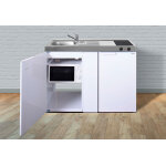 Stengel kitchenette blanche avec frigo, micro - ondes et vitroc�ramique mkm120