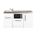 Stengel kitchenette avec frigo, l - v, m - o, vitrocramique ? mdgsm160 surface chne